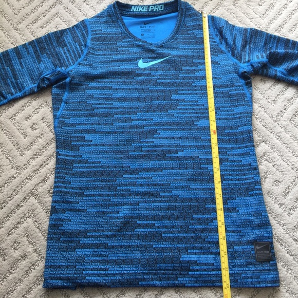 Nike Pro warm Boy’s long sleeves training Top - Picture 7 of 7